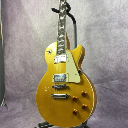 HOT SALE 2010 LP Traditional Gold Top electric guitar H-H pick up Rapid delivery