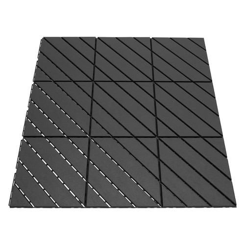 12"x12" Outdoor living Patio Deck Tiles Plastic Indoor Flooring Interlocking US - Picture 6 of 23