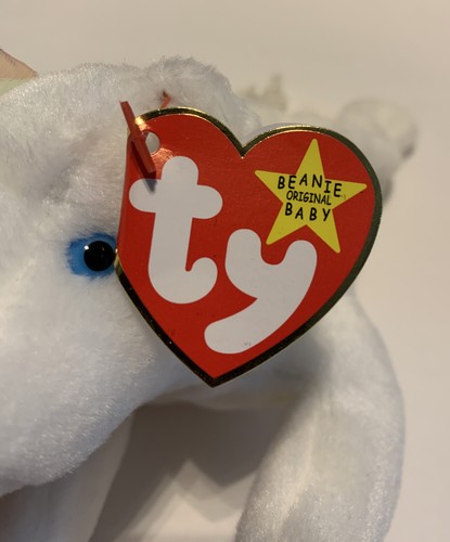 Unicorn Mystic Iridescent Horn beanie baby ty Original tag White Stuffed Animal - Picture 4 of 12