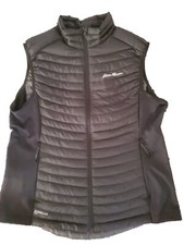 NWT Eddie Bauer First Ascent Stormdown 800 Women's Down VEST BLACK Sz L Ret 129