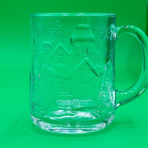 Vintage Arcoroc France Winter Wonderland Christmas Glass Mugs (4) USA - Picture 15 of 22
