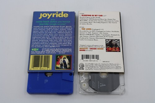 Roxette Cassette Singles Joyride 91 + Sleeping In My Car/The Look Unplugged 94 - Picture 2 of 19