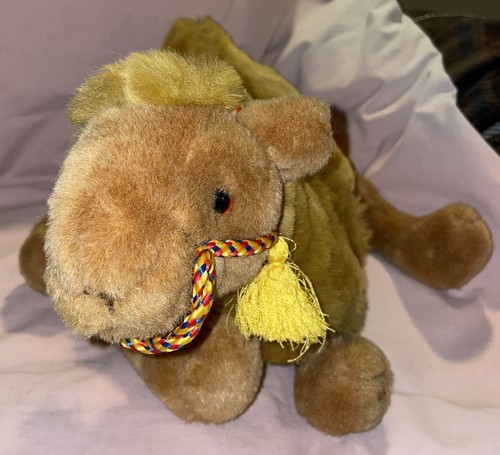 Vintage 1986 Applause Abraham Camel #5918 Brown 18" Animal Soft Plush Toy