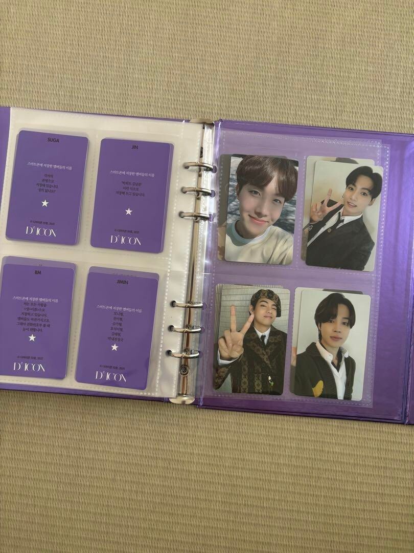 BTS photo card binder トレカ セット BTS PHOTO CARD BINDER - Kpop USA