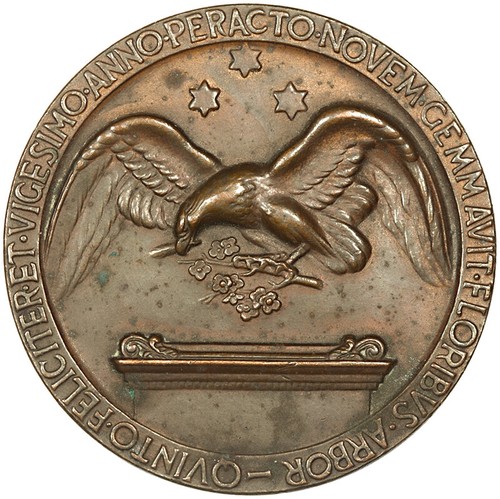 Sicilia 1939 Agustín y Gente Pennisi Aniversario ~ Medalla de Bronce de 50 mm ~ Italia - Imagen 2 de 2