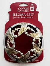 New 2007 Yankee Candle Illuma Lid Topper Angels Doves Fits 22 Oz 14.5 Oz Jars