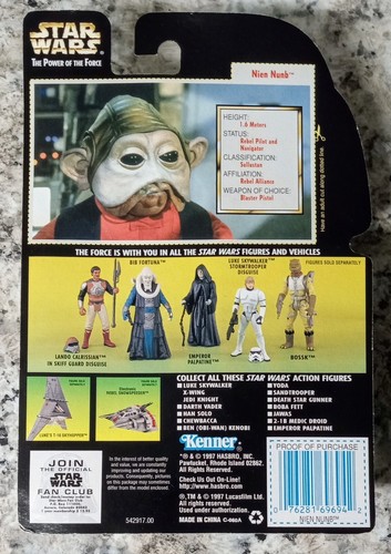 NIEN NUNB 1997 Kenner Hasbro Star Wars: The Power of the Force Figure - Picture 2 of 2