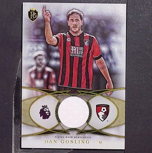 DAN-GOSLING-2016-17-Topps-English-Premier-League-Gold-Fibers-Relics-FFDG