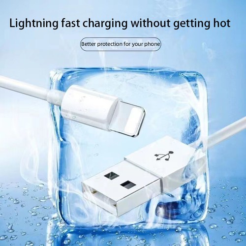 3-PACK OEM USB Data Fast Charger Cable Cord For Apple iPhone 5 6 7 8 X 11 12 MAX - Picture 10 of 24