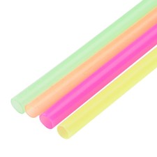   Neon Cocktail Slim Straw Stir Sip 5" (1000) Free Shipping US Only