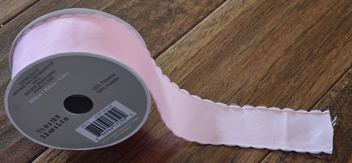 1 1/2 in celebrate it ribbon 54 yds scalloped edge 2 light pink & 1 Dark Pink - Picture 5 of 9