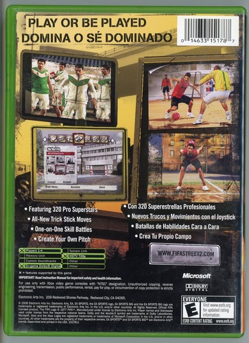 2006 EA Sports FIFA Street 2 Xbox Video Game Disc In Box - Picture 2 of 2