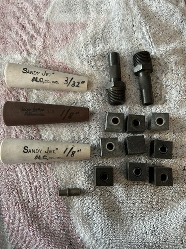 ALC Sandy Jet Media Blaster Keramikdüsen Air Jet Stop Blöcke Armaturen Neu
