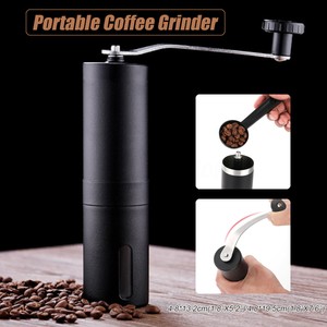 Manual-Coffee-Grinder-Stainless-Steel-Ceramic-Burr-Portable-Hand-Crank-Bean-Mill