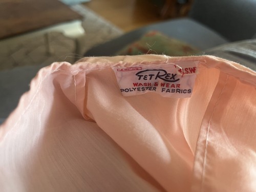 Vintage 60s Toray Tet Rex Pink Blouse. XS/S Excellent Condition. Polyester - Picture 7 of 7