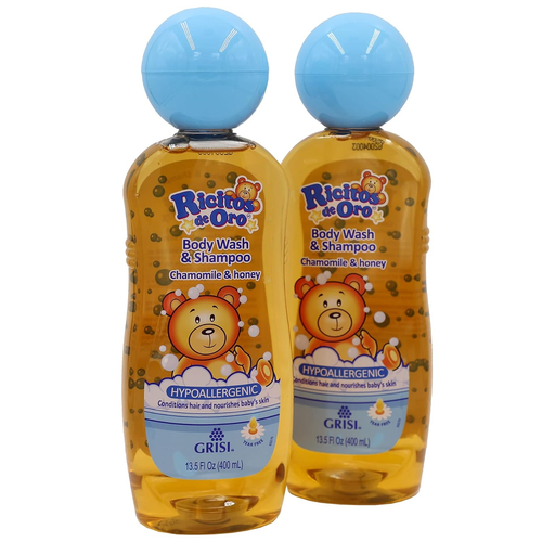 Ricitos De Oro 2-In-1 Baby Hair and Body Wash, Hypoallergenic Tear Free Body Wa - Picture 10 of 12