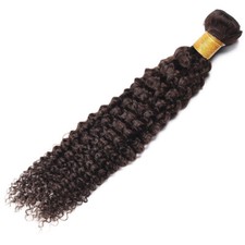 Jerry Curl 2 Dark Brown Sew In Ali Bundle 100 Human Hair Extension one bundle