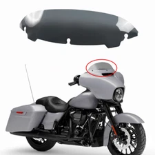 4.5" Round Windshield for Harley Street Electra Tri Glide 14-23 Smoke Windscreen