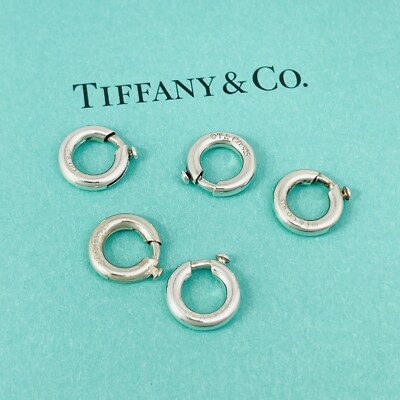 1 Tiffany & Co Sterling Silver 10mm Spring Jump Ring Charm