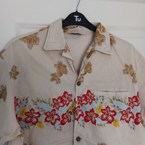 Rip Curl Hawaiian Short Retro Vintage Mens Size XL Button Up Short Sleeve - Picture 2 of 11