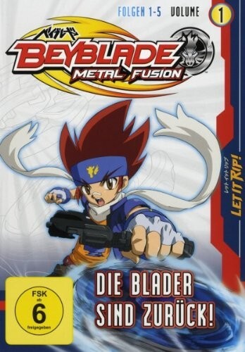 Beyblade Metal Fusion - Volume 1 (Folgen 1-5) DVD NEU OVP - Afbeelding 1 van 1