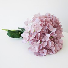 SILK HYDRANGEA BUNCH 5 HEADS 6 COLOURS WEDDING DECOR CENTREPIECES EVENTS