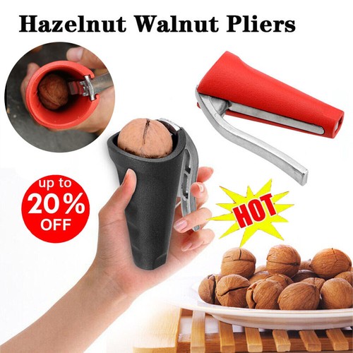 Nussknacker Edelstahl Walnüsse Haselnuss Knacker Zinkdruckguss Nussöffner - Bild 1 von 18