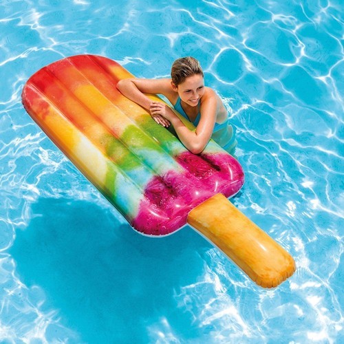 Novelty Inflatable Loungers Ride-On Lilo Beach Pool Mat Float Swim Ring - Picture 25 of 60