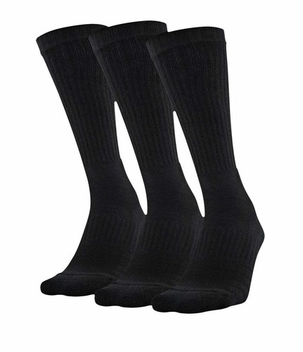 Unisex Under Armour Training Cotton Crew – 3-Pack Socks - Picture 4 of 5