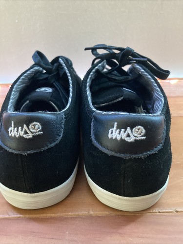 DVS Girls Dewy Canvas Ladies Sporty Casual Shoes Trainers Textile Black 7 US - Picture 5 of 11