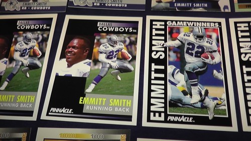 LOT OF 36 EMMITT SMITH CARDS DALLAS COWBOYS NFL FOOTBALL 1990 1991 1992 1993-'01 - Picture 9 of 20