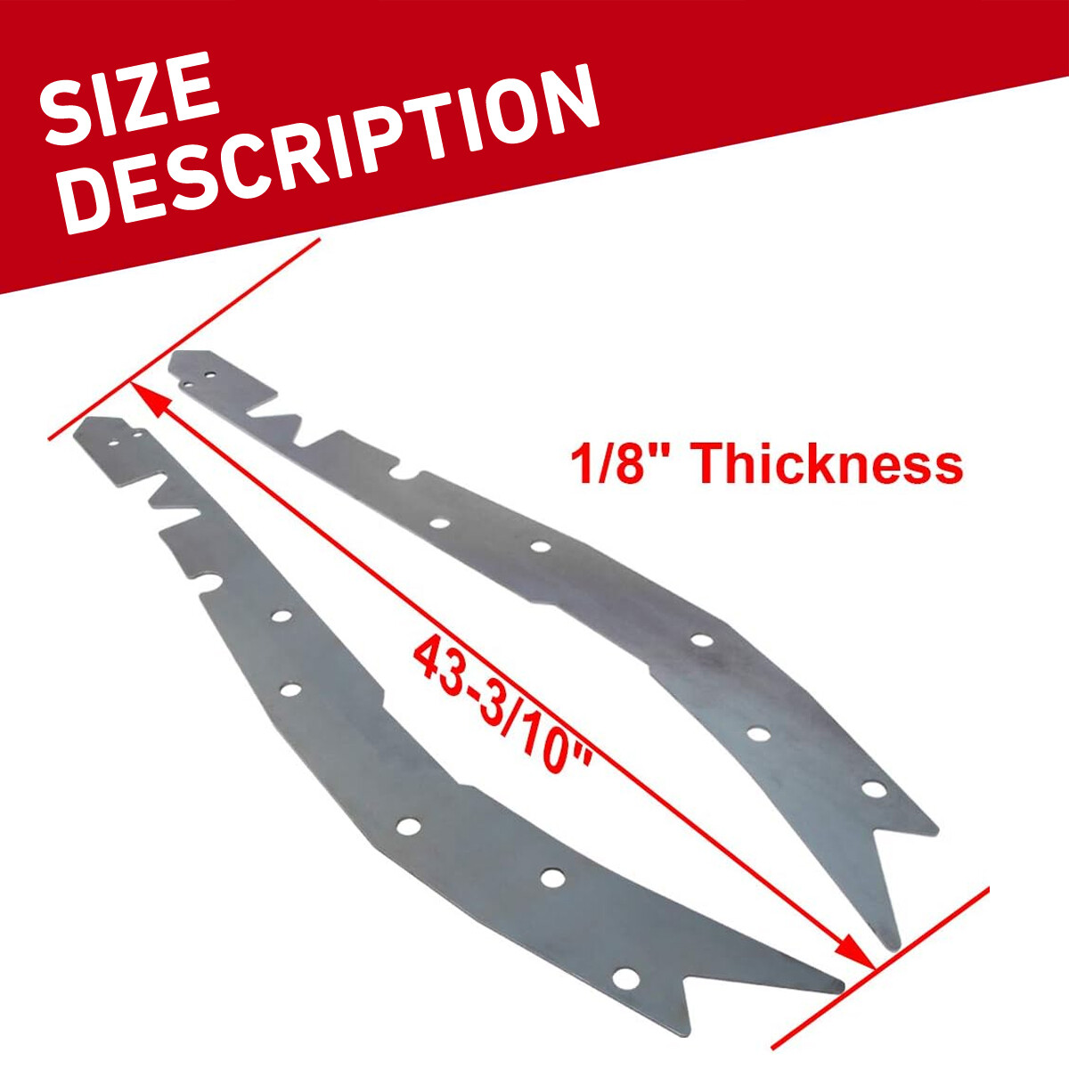 Mid Frame Repair & Frame Rust Repair Plate for 96-04 Toyota