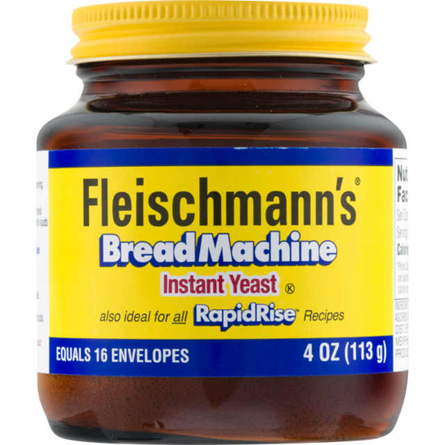 4 x Fleischmann's Rapid Rise Instant Yeast Bread Machine 03/22 Jar 4 Oz