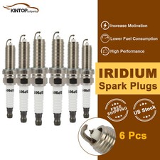 6x Double Iridium Spark Plugs For INFINITI Q70L 3.7L 2015-2019