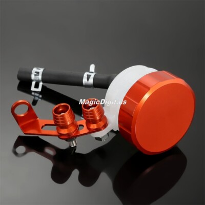刀 CNC Front Brake Fluid Oil Reservoir Tank For Kawasaki Suzuki