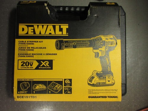 DeWalt, 20 Volt, MAX XR, Cordless Cable Stripper Kit, DCE151TD1, New in Box, NIB - Picture 2 of 21