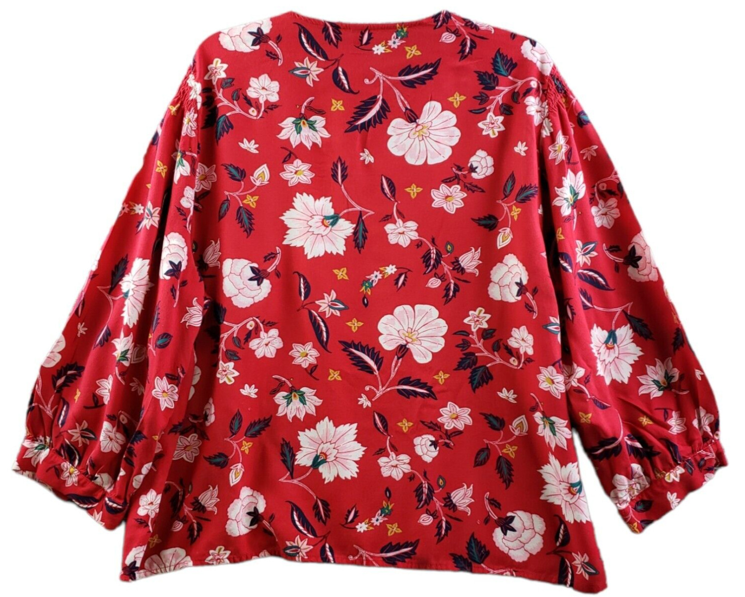 Old Navy women's blouse size XXL flower pattern r… - image 1