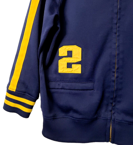 Polo Ralph Lauren Track Jacket 5 Embroidered Crest POCKETS Blue Vintage 90s Y2K - Picture 4 of 6