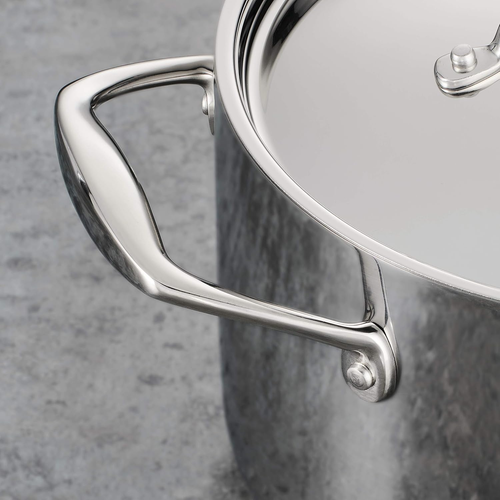 80116/025DS Gourmet Stainless Steel Induction-Ready Tri-Ply Clad Covered Dutch O - Picture 4 of 12