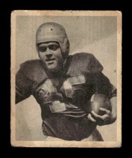 1948 Bowman #65 Mike Holovak RC - GOOD - EXACT SCAN - LOW GRADE SET FILLER