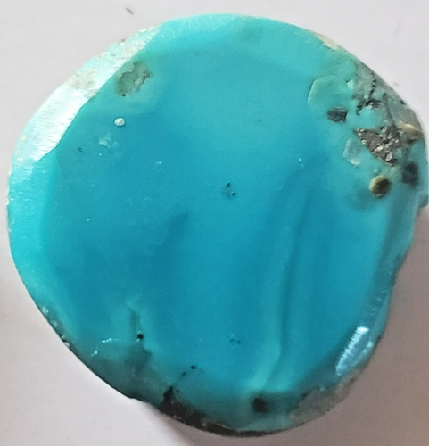 3-ct. VTG TURQUOISE and SILVER BUTTON COVERS Cer#404 - Picture 5 of 6