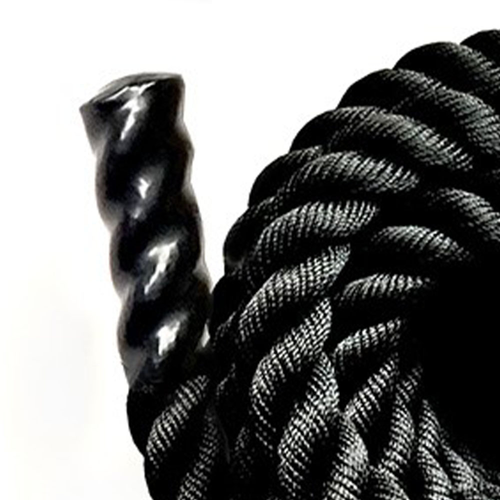 Diamond Battle Rope 12 M Ø 35 MM Schwarz - Bild 2 von 4