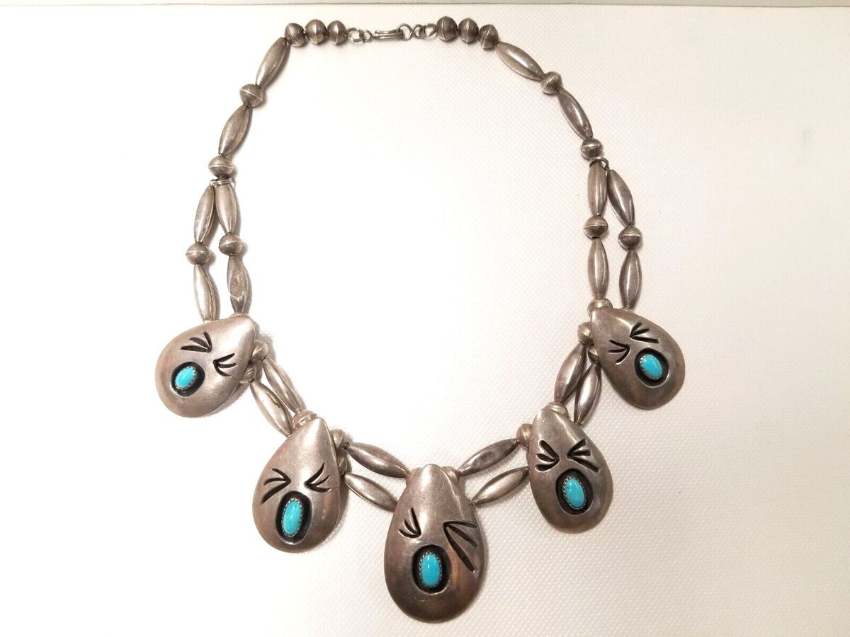 Best Vintage Native American Navajo Turquoise Sterling Silver Earrings Best Vintage Native American Navajo Turquoise Sterling Silver Earrings
