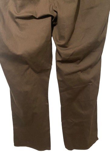 Denim 24/7 26w tall elastic waist brown pants 3x 4x 34.5 inseam tall - Picture 7 of 9