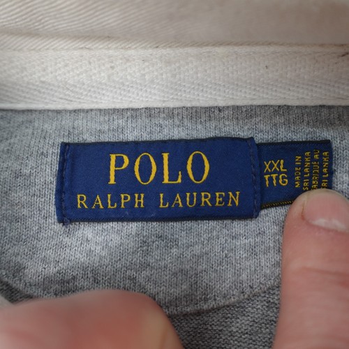 Polo Ralph Lauren Rugby Para Hombre Talla XXL Gris Manga Larga - Imagen 5 de 17