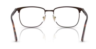 Persol 0PO1021V 1124 Brown/ Clear Square Shape 53mm Unisex