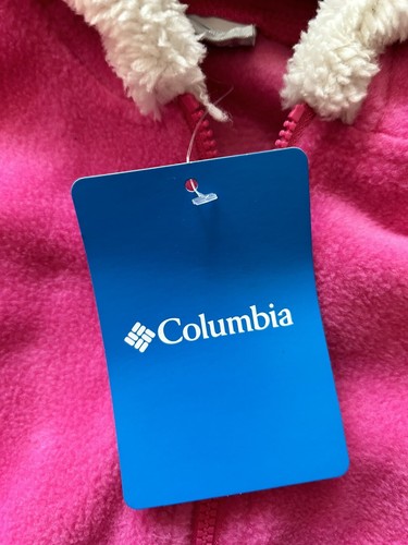 Columbia Pink Western Barlow Bunting Zip Hood Coverall Baby Girl 3-6 M - NWT - Picture 10 of 11