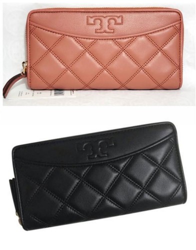 🌸NWT TORY BURCH Savannah wallet Quilted Zip Continental Long Wallet 61506 bag | eBay