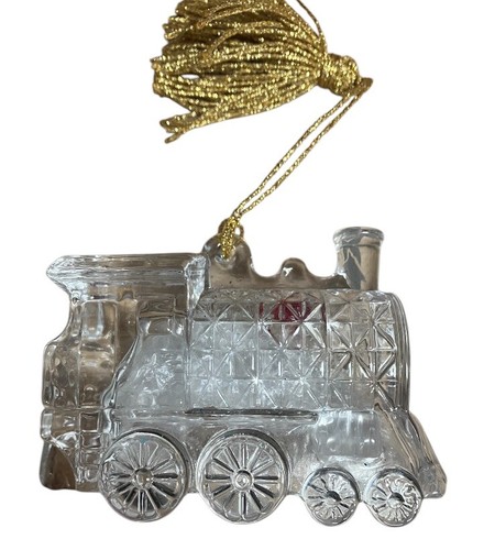2 AVAIL VINTAGE MARQUIS BY WATERFORD BELL TRAIN CHRISTMAS ORNAMENTS IN BOX - Picture 2 of 6