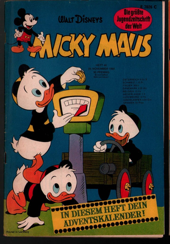 Micky Maus Jahrgang 1969 zum aussuchen. Siehe Beschreibung - Bild 45 von 49